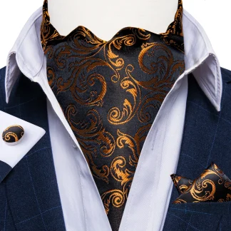 Luxury Shiny Formal Ascot Tie